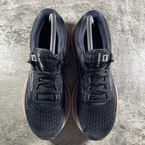 Brooks Glycerin 19 Black Ombre Pink Running Sneakers 1203431B074 Women’s Size 10 - Picture 7 of 10